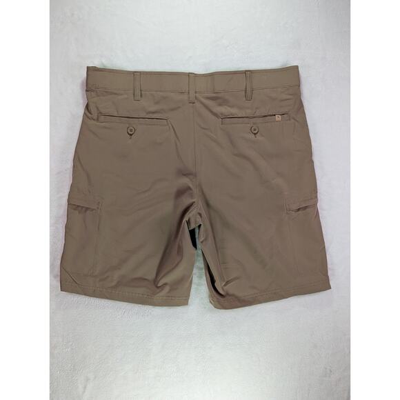 Khaki Cargo Golf Shorts by Birdie Bound 38W 9L (labeled 36W) - Picture 8 of 10